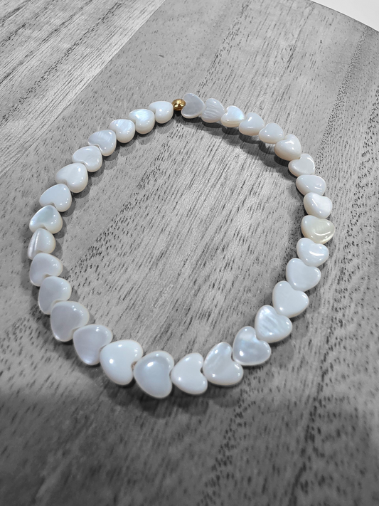 Pearl Heart Bracelet