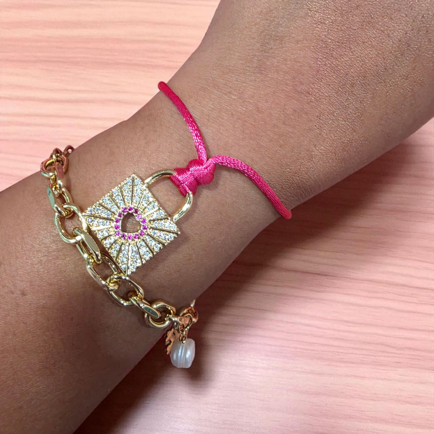 Heart Lock Bracelet