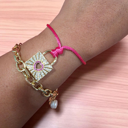 Heart Lock Bracelet