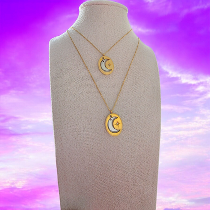 Silver Moon Necklace