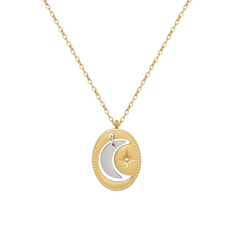 Silver Moon Necklace