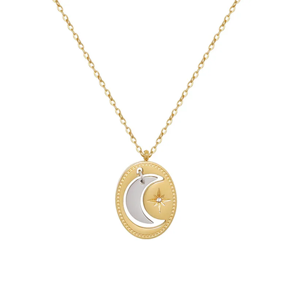 Silver Moon Necklace