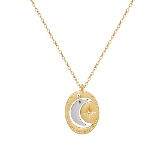 Silver Moon Necklace