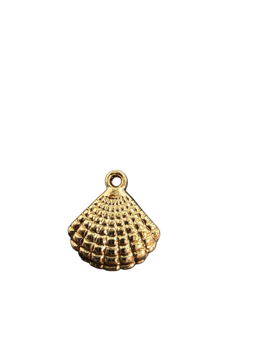 Gold Shell charm