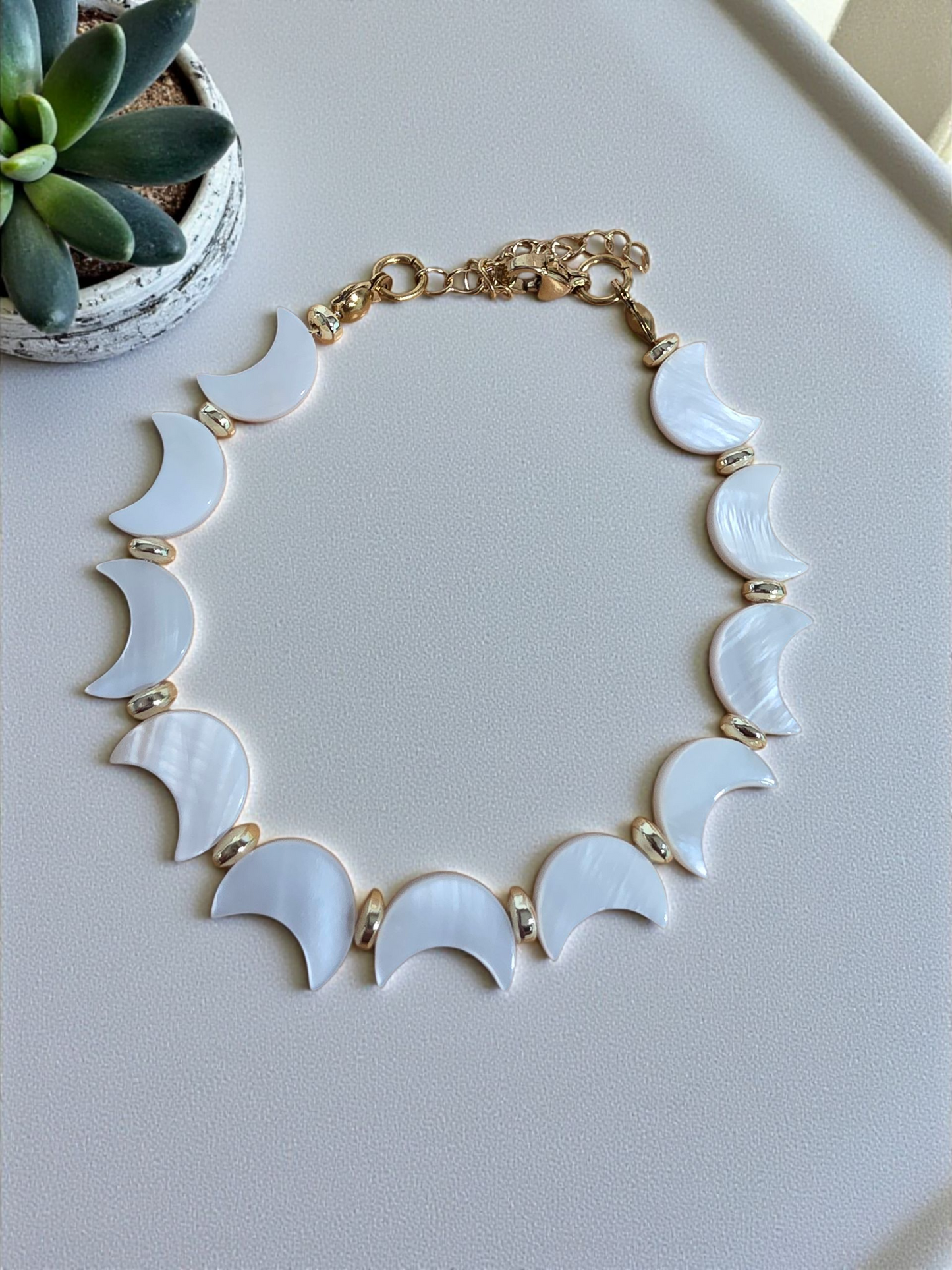 Moon Pearl Bracelet