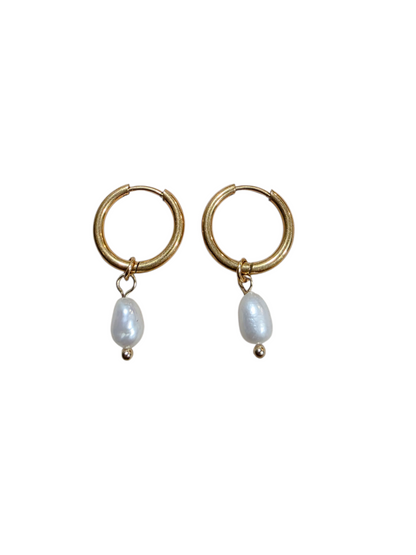 Pearl Hoops
