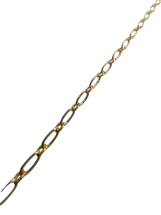 Oval mini Chain Necklace