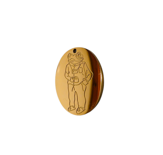 Placa Sapo Concho Charm