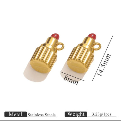 Mini Lipstic Charm