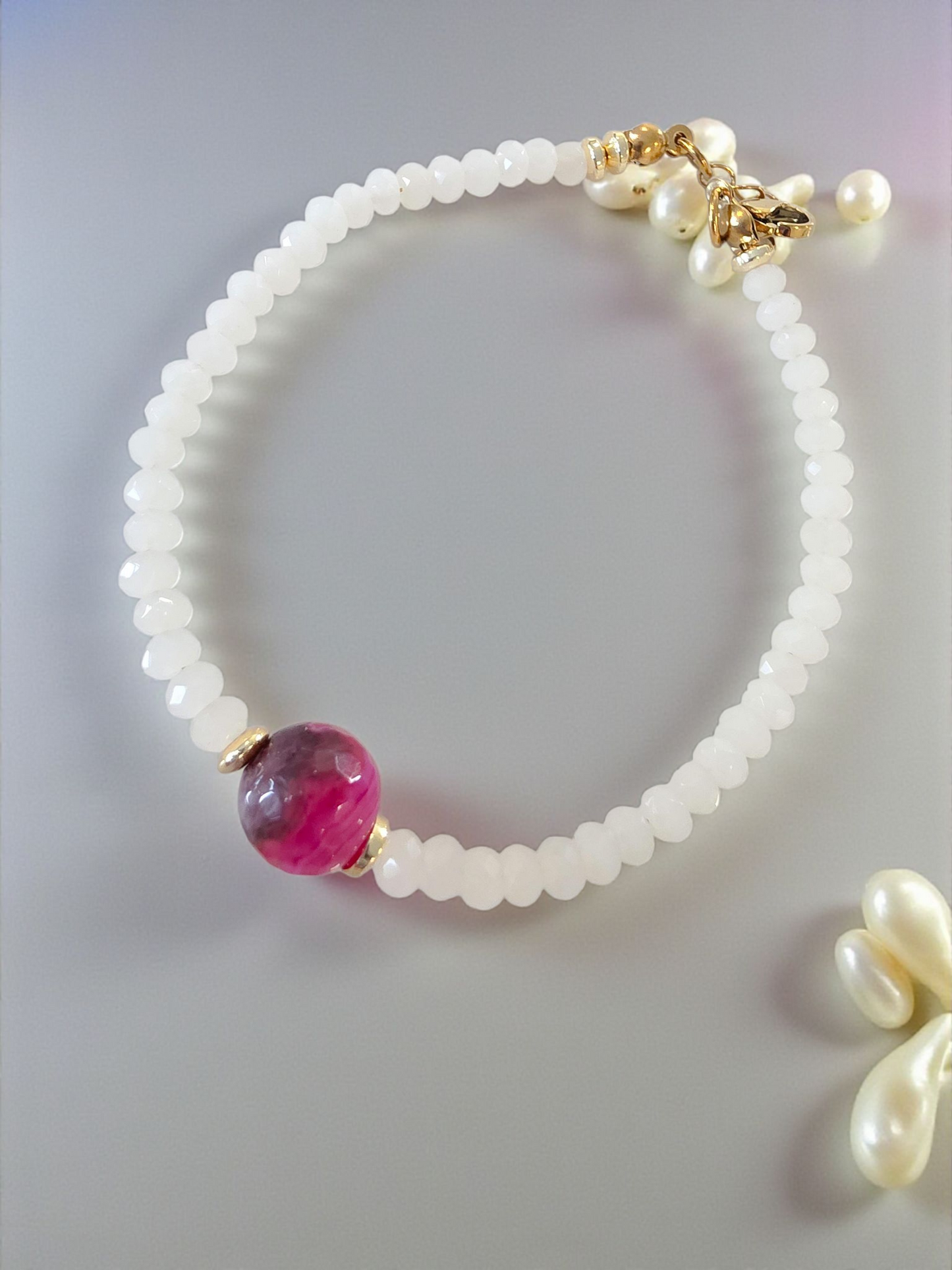 Pink Quartz Bracelet