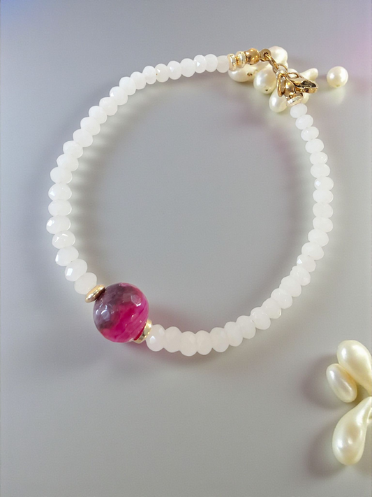 Pink Quartz Bracelet
