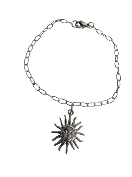 Silver Sun Bracelet