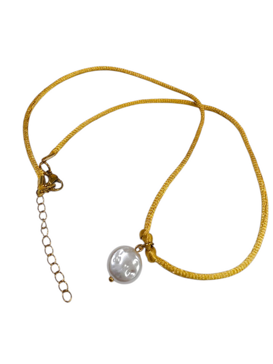 Pearl fall necklace